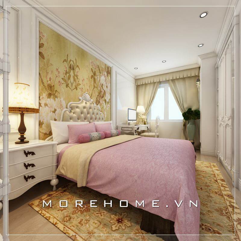 Thiết kế phòng ngủ tân cổ điển